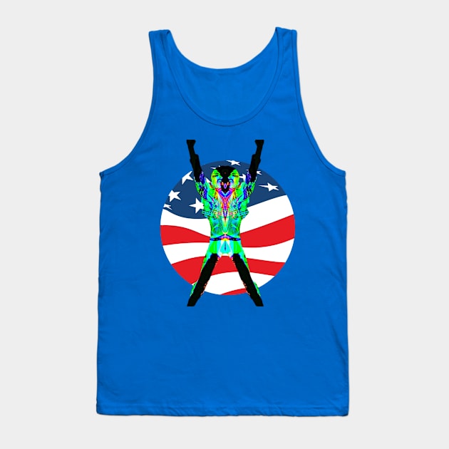 Two-headed FLAG Tank Top by PersianFMts